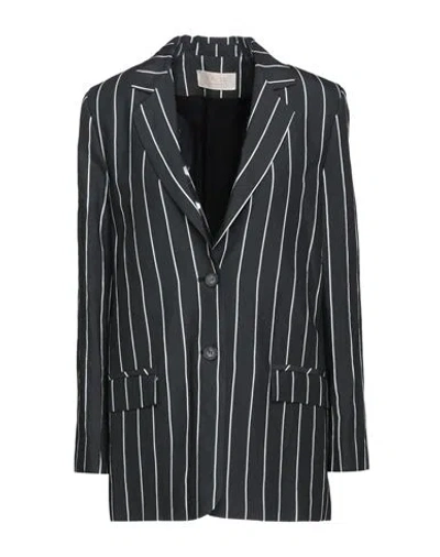 Kaos Jeans Woman Blazer Black Size 6 Viscose, Polyester