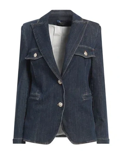 Kaos Jeans Woman Blazer Blue Size 6 Cotton, Polyester, Elastane