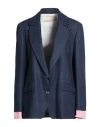 Kaos Jeans Woman Blazer Blue Size 6 Lyocell In Blue