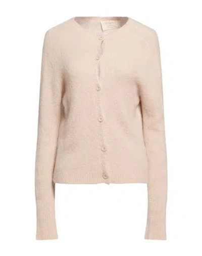 Kaos Jeans Woman Cardigan Beige Size M Acrylic, Polyamide, Wool, Mohair Wool, Elastane