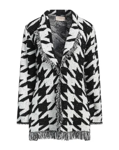 Kaos Jeans Woman Cardigan Black Size S Acrylic, Wool, Polyamide