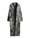 Kaos Jeans Woman Cardigan Grey Size S Acrylic, Mohair Wool, Polyamide, Viscose, Metallic Fiber In Gray