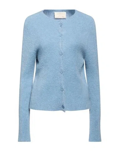 Kaos Jeans Woman Cardigan Light Blue Size Xs Acrylic, Polyamide, Wool, Mohair Wool, Elastane