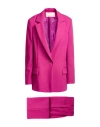 Kaos Jeans Woman Co-ord Magenta Size 8 Polyester, Viscose, Elastane In Pink