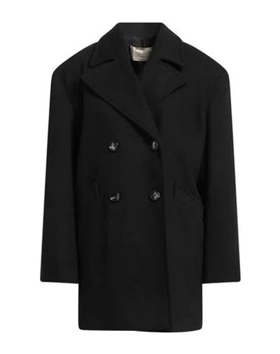 Kaos Jeans Woman Coat Black Size 8 Polyester