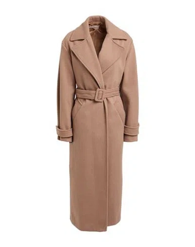 Kaos Jeans Woman Coat Camel Size 10 Polyester