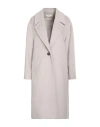 Kaos Jeans Woman Coat Cream Size 6 Polyester, Viscose, Elastane In Neutral