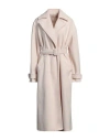 Kaos Jeans Woman Coat Cream Size 6 Polyester In White
