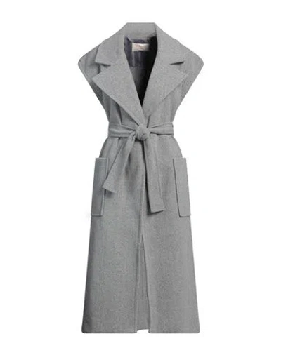 Kaos Jeans Woman Coat Grey Size 8 Polyester
