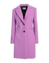 Kaos Jeans Woman Coat Mauve Size 12 Polyester In Purple