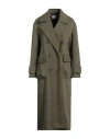 Kaos Jeans Woman Coat Military Green Size 10 Polyester In Green