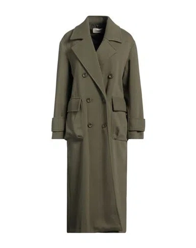 Kaos Jeans Woman Coat Military Green Size 10 Polyester