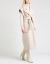 Kaos Jeans Woman Coat Taupe Size 2 Polyester In Gray