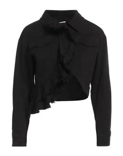 Kaos Jeans Woman Denim Outerwear Black Size 8 Cotton, Elastane