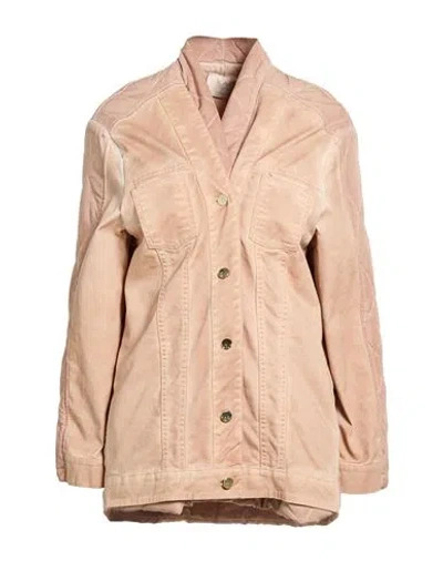 Kaos Jeans Woman Denim Outerwear Blush Size M Polyester, Cotton, Elastane In Brown