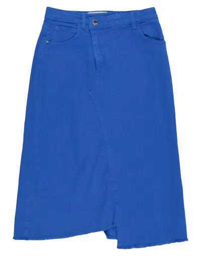 Kaos Jeans Denim Skirts In Blue
