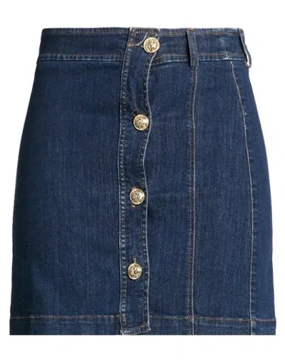 Kaos Jeans Woman Denim Skirt Blue Size 10 Cotton, Polyester, Elastane