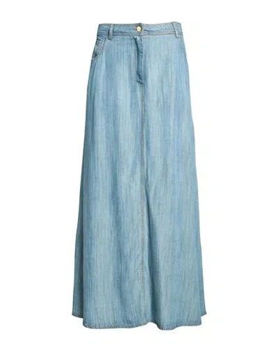 Kaos Jeans Woman Denim Skirt Blue Size 4 Lyocell