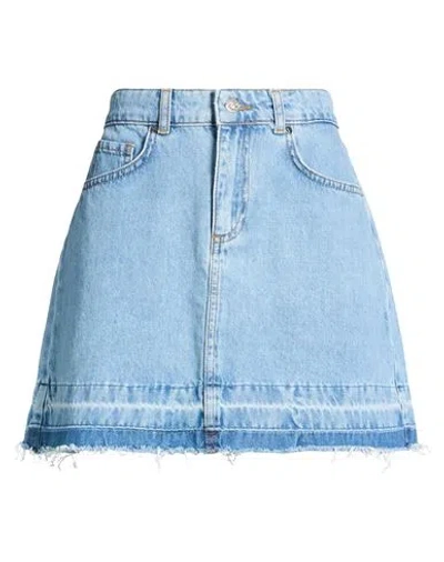 Kaos Jeans Woman Denim Skirt Blue Size 6 Cotton