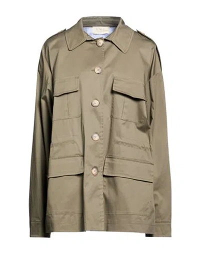 Kaos Jeans Woman Jacket Military Green Size M Cotton, Elastane