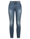 Kaos Jeans Woman Jeans Blue Size 27 Cotton, Tencel, Polyester, Elastane In Blue