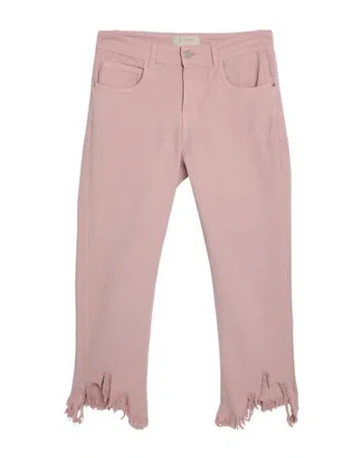Kaos Jeans Woman Jeans Blush Size 28 Cotton, Elastane In Pink