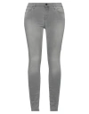 Kaos Jeans Woman Jeans Grey Size 28 Cotton, Polyester, Elastane In Grey
