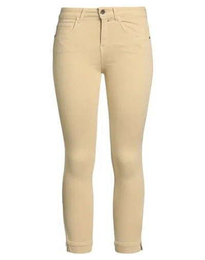 Kaos Jeans Woman Jeans Sand Size 31 Cotton, Elastomultiester, Elastane In Brown