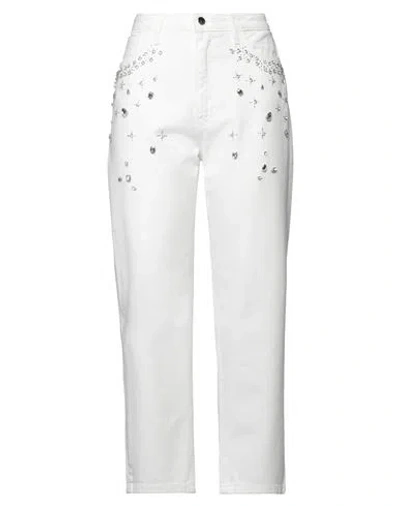 Kaos Jeans Woman Jeans White Size 28 Cotton
