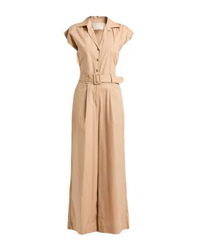 Kaos Jeans Woman Jumpsuit Camel Size 8 Cotton In Brown