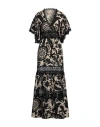 Kaos Jeans Woman Maxi Dress Beige Size 10 Cotton In Beige