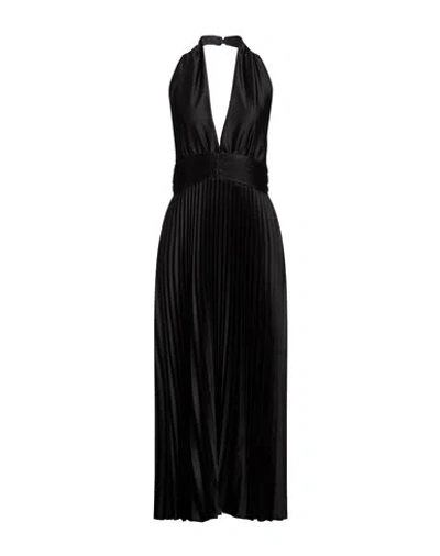 Kaos Jeans Woman Maxi Dress Black Size 10 Polyester