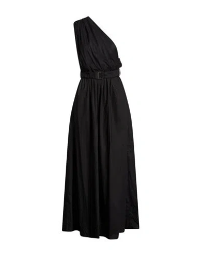 Kaos Jeans Woman Maxi Dress Black Size 12 Cotton