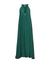 Kaos Jeans Woman Maxi Dress Emerald Green Size 6 Viscose, Silk