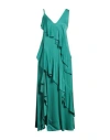 Kaos Jeans Woman Maxi Dress Emerald Green Size 4 Viscose