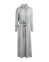 Kaos Jeans Woman Maxi Dress Grey Size 12 Viscose In Gray