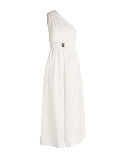 Kaos Jeans Woman Maxi Dress White Size 10 Cotton