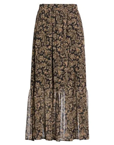 Kaos Jeans Woman Maxi Skirt Black Size 6 Polyester