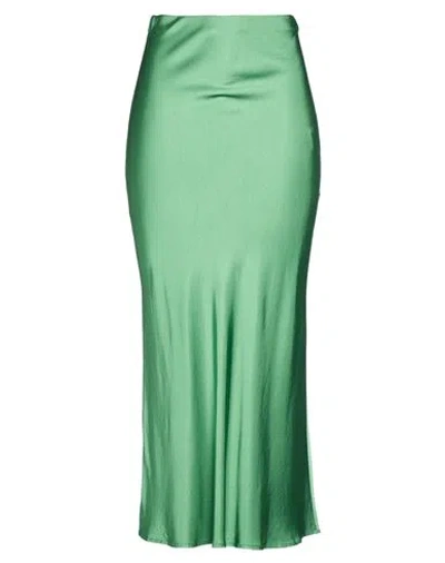 Kaos Jeans Woman Maxi Skirt Green Size 10 Viscose