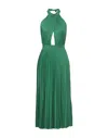 Kaos Jeans Midi Dresses In Green