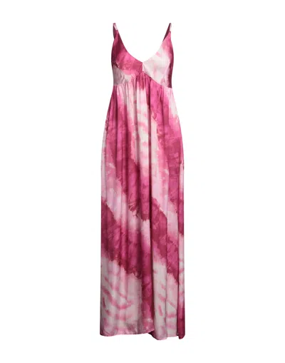 Kaos Jeans Midi Dresses In Purple