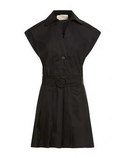 Kaos Jeans Woman Mini Dress Black Size 6 Cotton