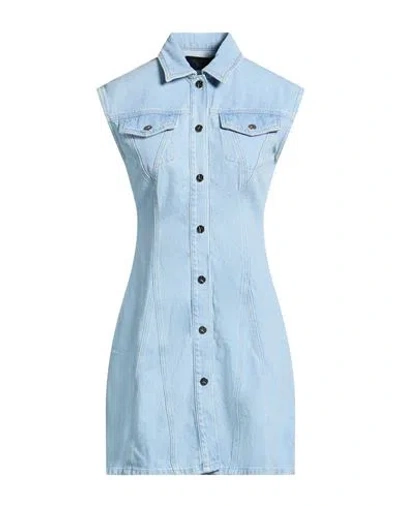 Kaos Jeans Woman Mini Dress Blue Size 12 Cotton