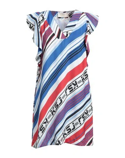 Kaos Jeans Woman Short Dress Blue Size 6 Polyester
