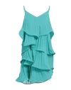 Kaos Jeans Woman Mini Dress Emerald Green Size 8 Polyester In Green