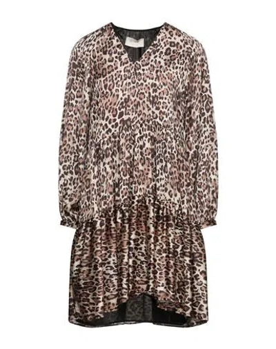 Kaos Jeans Short Dresses In Sand