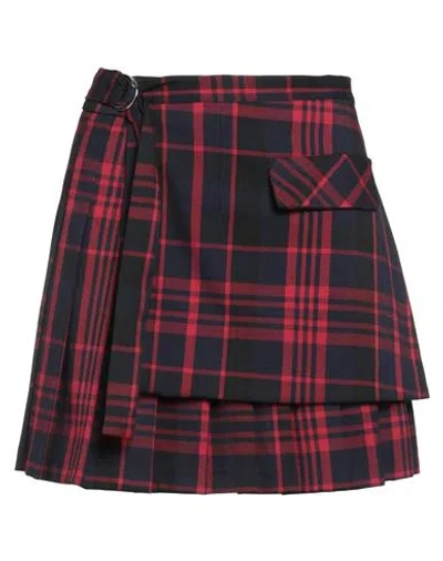 Kaos Jeans Woman Mini Skirt Midnight Blue Size 8 Polyester, Viscose, Elastane