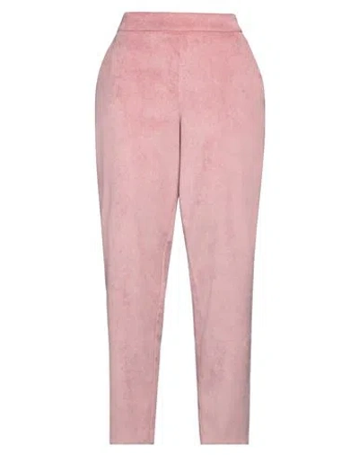 Kaos Jeans Woman Pants Antique Rose Size 10 Polyester, Polyamide, Elastane In Pink