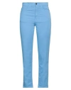 Kaos Jeans Woman Pants Azure Size 26 Cotton, Elastane In Blue