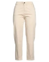 Kaos Jeans Woman Pants Beige Size 27 Cotton, Elastane